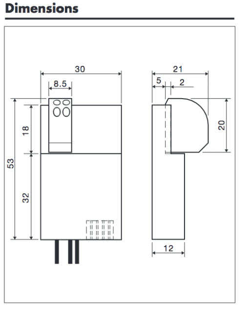 smart-house hajautettu analoginen tulomoduuli 2 X OHM R1 - Image 2