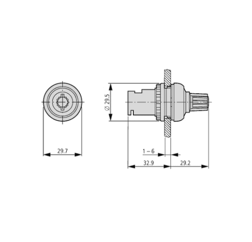 POTENTIOMETRI EATON M22-R10K 10kOhm - Image 2
