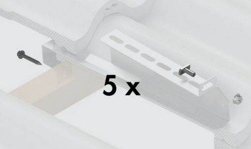 PV KATTOKIINNIKE ORIMA EASY RAIL RUUVIPUSSI TIILI