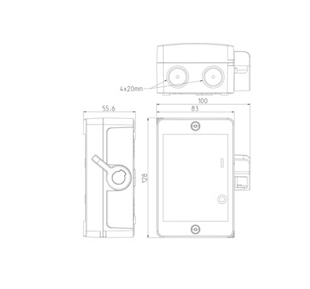 TURVAKYTKIN VIPU KATKO KSM 316 M1 3x16A 400V 7,5kW - Image 2