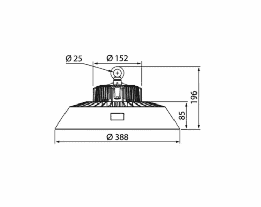 SYVÄSÄTEILIJÄ HIGHBAY IP65 150W/840 WB PCC - Image 3