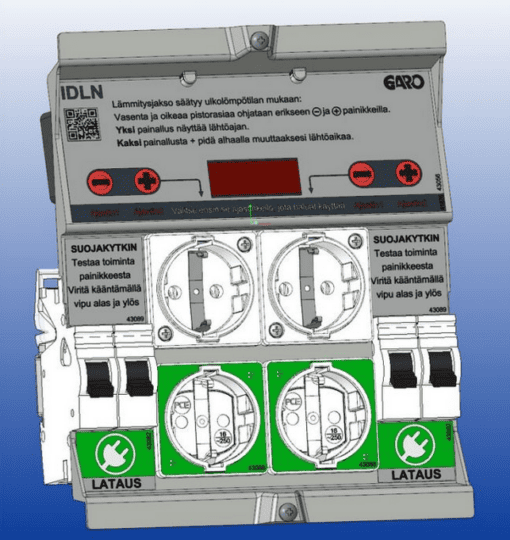 PIHARASIA GARO IDLN IDLNM-TEMP 216-2 KWH-MODBUS