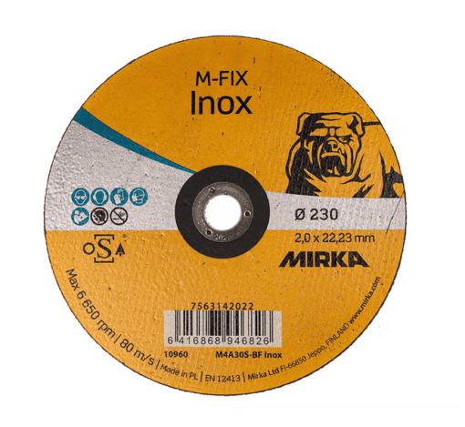 KATKAISULAIKKA MIRKA M-FIX 230X2.0 M4A30S-BF INOX