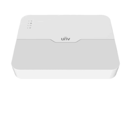 UNV NVR-tallennin, 8-kanavaa, 8xPoE, 1xSATA levypaikka, Ultra265/H.265/H.264