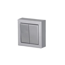 KYTKIN IMPRESSIVO 5/16AX/250V/IP21 PPJ 2X ALU