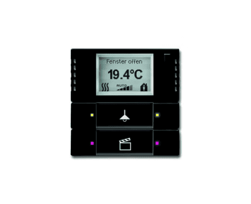 HUONETERMOSTAATTI KNX ABB 2MV 0/+40 UK B/T MUS