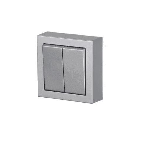 KYTKIN IMPRESSIVO 6+6/16AX/250V/IP21 PPJ 0X ALU