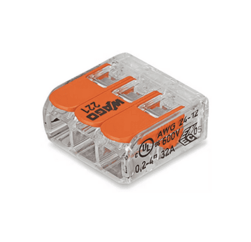 RASIALIITIN WAGO 221-413 VIPU,3-NAP,0.14-4mm2 (50kpl) - Image 2
