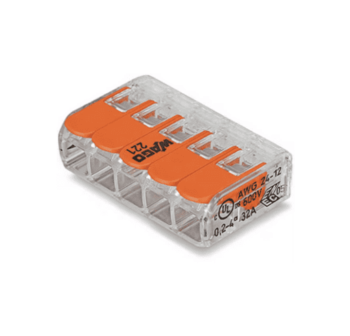 RASIALIITIN WAGO 221-415 VIPU, 5-NAP,0.14-4mm2 (25kpl) - Image 2