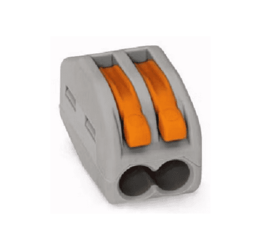 RASIALIITIN WAGO 222-412 VIPU,2-NAP 0,08-4mm2 (50kpl)