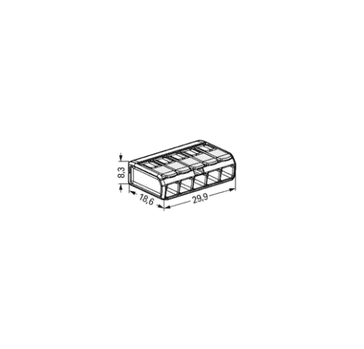RASIALIITIN WAGO 221-485, 5-NAP ATEX 0.2-4.0mm2 - Image 2