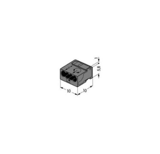 RASIALIITIN WAGO 243-804 4-NAP,PUN,0.2-0.75mm2 - Image 2