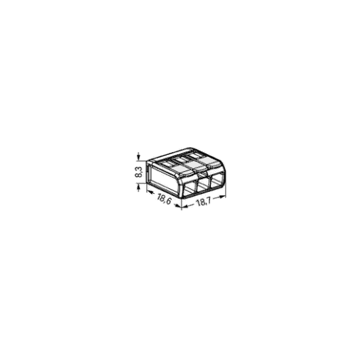 RASIALIITIN WAGO 221-483, 3-NAP ATEX 0.2-4.0mm2 - Image 2