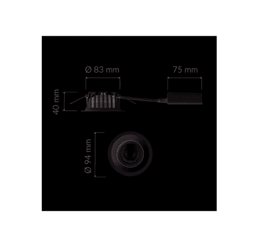 ALASVALO DWN TILT MU TW DIM IP44 8W 515LM - Image 2