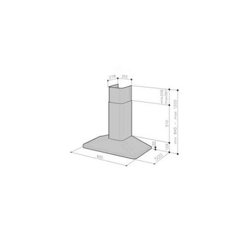 LIESIKUPU SAVO CH-5206-W 60CM VALKOINEN - Image 3