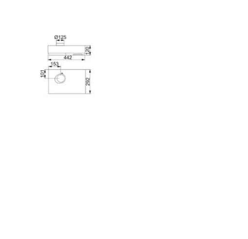 LIESIKUPU FRANKE F480 B3 MUSTA/HOPEA - Image 2