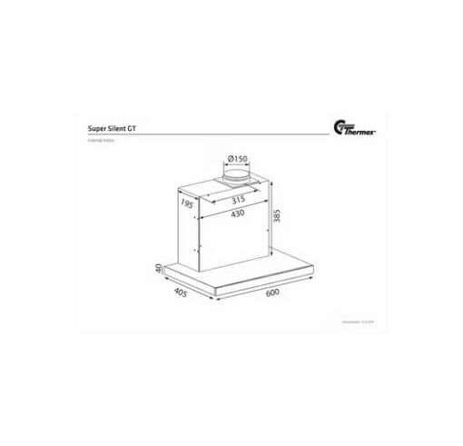 LIESITUULETIN THERMEX SS GT W 60CM SIS. MOOT. - Image 2