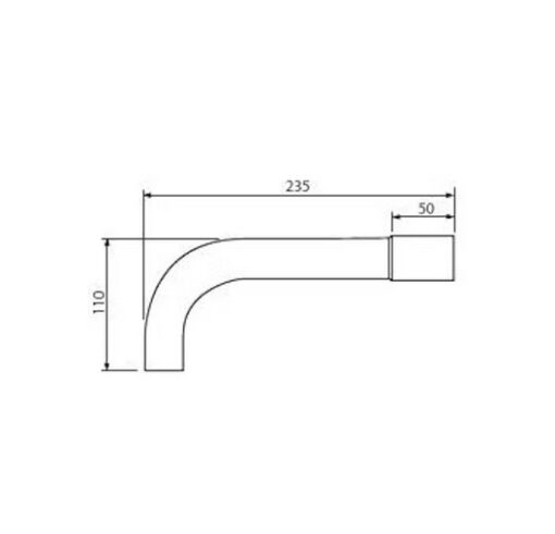 SUOJAPUTKEN KAARI MUOVI JMKL32.2, 32 MM HF 90 AST - Image 2
