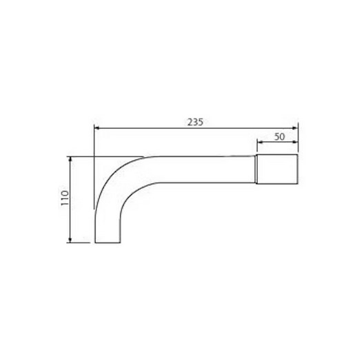 SUOJAPUTKEN KAARI MUOVI JMKL32.2, 32 MM HF 90 AST - Image 2
