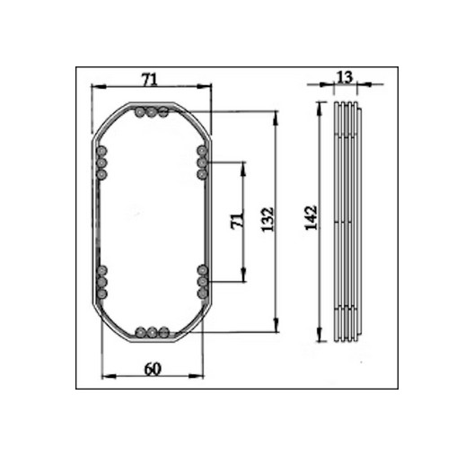 KOROTUSRENGAS ABB AK 17 KAKSOISKOJERASIALLE 13mm - Image 2