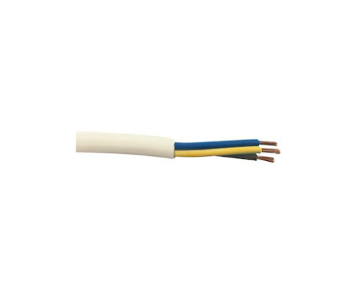 ASENNUSKAAPELI OPAL MSK 3x1,5mm2 10m VALKOINEN