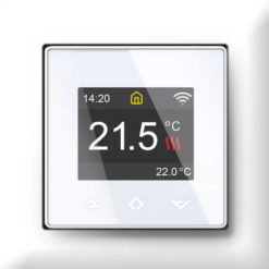 Evesta C WIFI Pörssisähkötermostaatti, värinäytöllä (ELKO, Exxact) Valkoinen