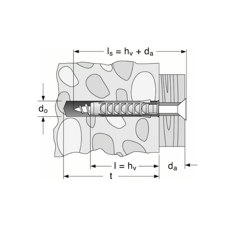 NAILONTULPPA FISCHER SX 8X40 100KPL - Image 2
