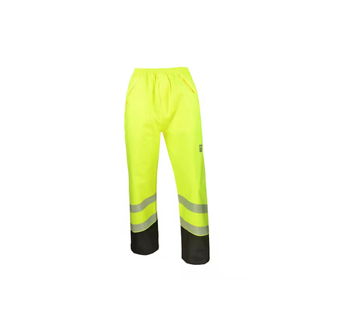 KUORIHOUSUT PROF HI-VIS KELTAINEN KOKO XXL
