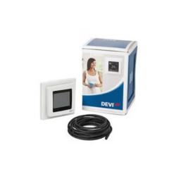 YHDISTELMÄTERMOSTAATTI DEVIREG KOSKETUSNÄYTTÖ,KEHYS 16A MUS