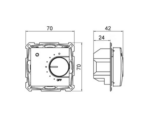 TERMOSTAATTI SAGA BT YHDISTELMÄTERMOSTAATTI 16A - Image 2