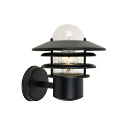 KÄPYLÄ SEINÄVALAISIN ULKO IP44 E27 GLC BK