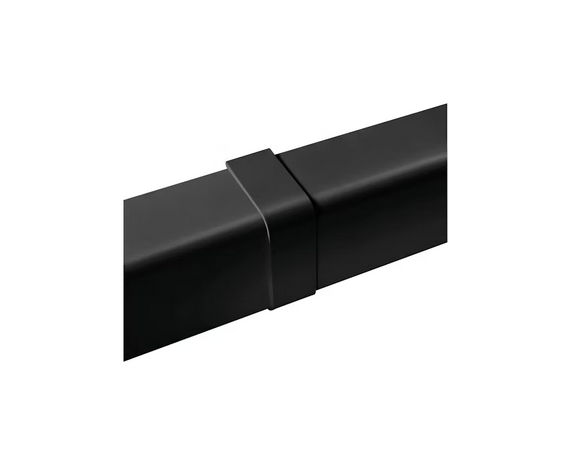 ASENNUSKANAVA ARTIPLASTIC 80X60 JATKOKAPPALE MUSTA