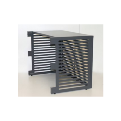 LÄMPÖPUMPUN SUOJAKOTELO KIILAX PARVEKEMALLI HARMAA RAL7024