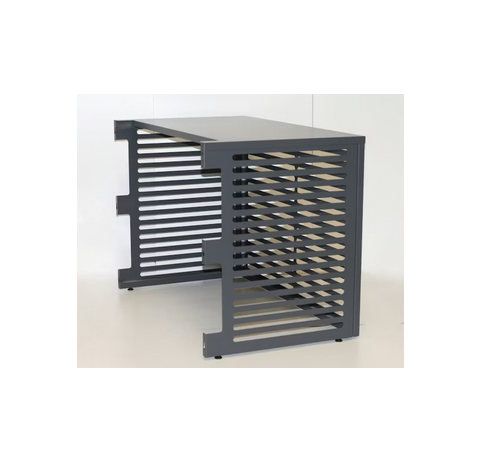 LÄMPÖPUMPUN SUOJAKOTELO KIILAX PARVEKEMALLI HARMAA RAL7024