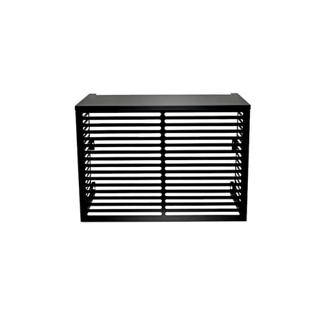 LÄMPÖPUMPUN SUOJAKOTELO KIILAX PARVEKEMALLI MUSTA RR33