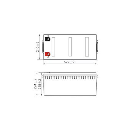PV TARVIKE AOKLY AKKU LiFePO4 12V 200AH - Image 2