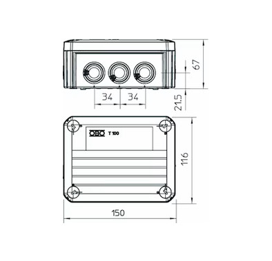 JAKORASIA E90 OBO T 100 ED 6-5 , IP66, E30/E90 - Image 2