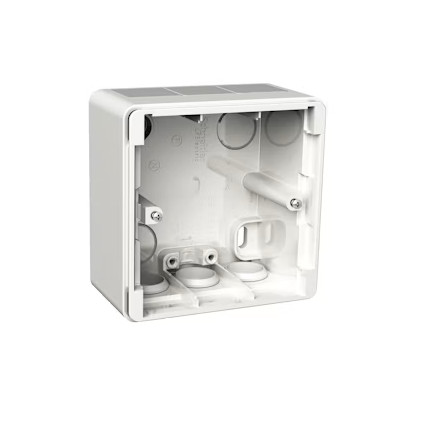 ASENNUSRASIA EXXACT 1-OSAINEN IP44 44mm VALKOINEN