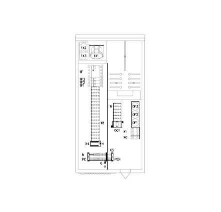 MITTAUSKESKUS NÄPSÄ BASIC 1T 25A IP34, FE - Image 2