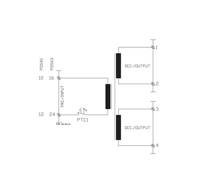 SUOJAJÄNNITEMUUNTAJA NORATEL PDS40-21224-M3P 40VA DIN - Image 2