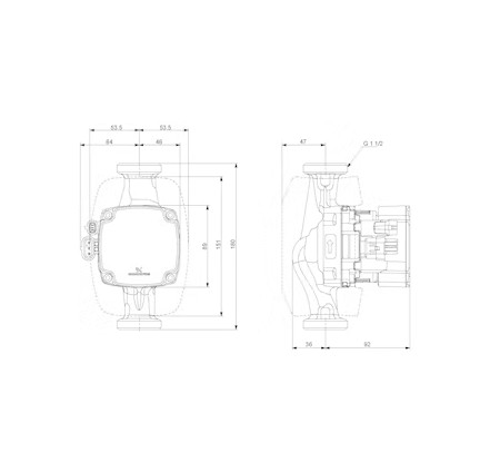 LÄMPÖJOHTOPUMPPU GRUNDFOS ALPHA2 GO 25-60 180 220-240V 9 - Image 2